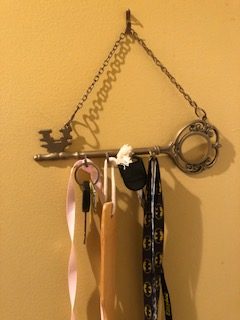 Wall Key Hanger with Backscratcher